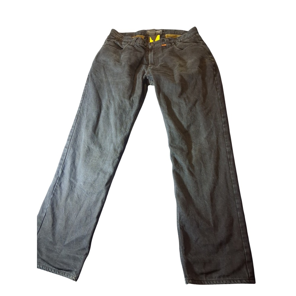 Klim K Fifty 2 Straight Cut Riding Pants Black Denim D3O Armor Mens 36 Regular